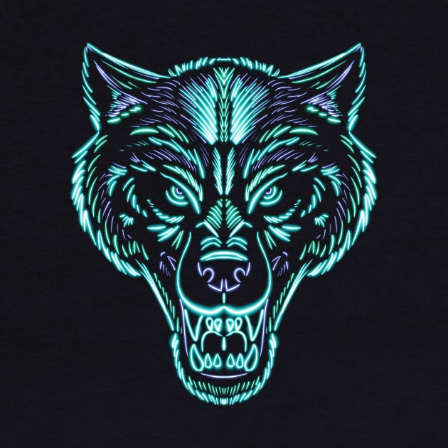 Laser Wolf by WolfBrother